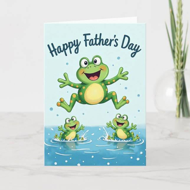 Tarjeta divertida del Día del Padre (Anverso)