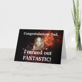Tarjeta divertida del Día del Padre - ¡Añade tu pr