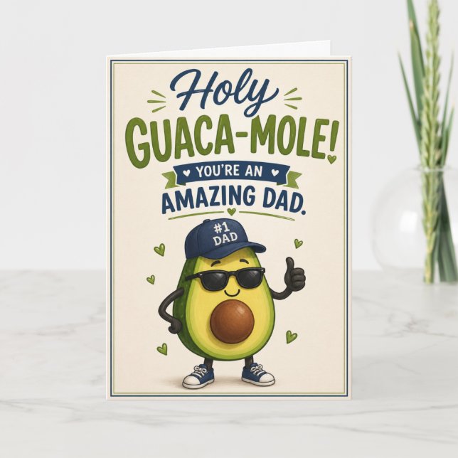 Tarjeta divertida del Día del Padre bilingüe para  (Anverso)
