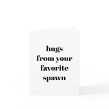 Tarjeta divertida del Día del Padre - Blanca