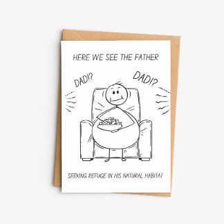 Tarjeta divertida del Día del Padre – Chiste del c