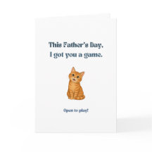 Tarjeta divertida del Día del Padre para padres de