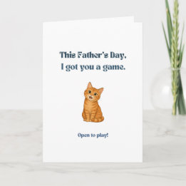 Tarjeta divertida del Día del Padre para padres de
