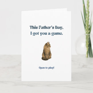 Tarjeta divertida del Día del Padre para padres de