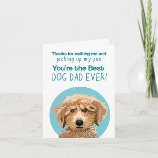 Tarjeta divertida del Día del Padre para papá de p