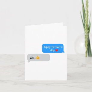 Tarjeta divertida del Día del Padre para papá – Ta