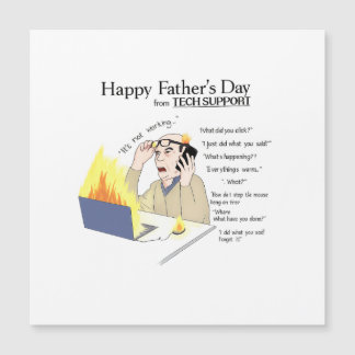 Tarjeta divertida del Día del Padre, Soporte técni