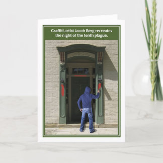 Tarjeta divertida del Passover de la décima plaga