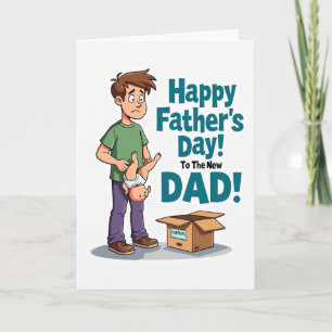 Tarjeta Divertida del Primer Día del Padre