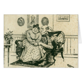 Tarjeta divertida del Victorian