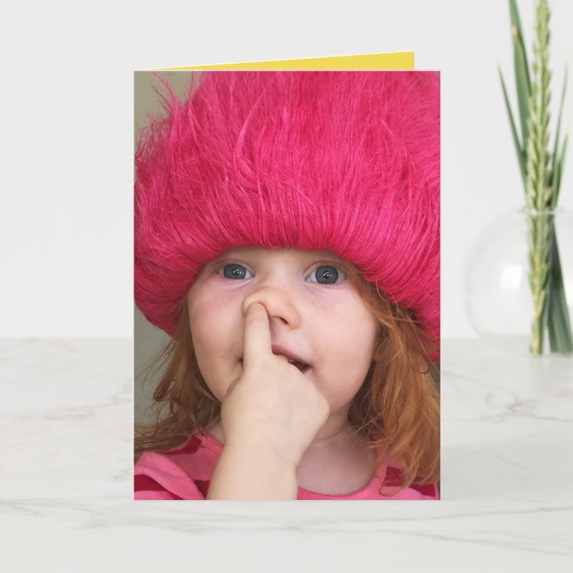 Tarjeta divertida - escogió éste - mensaje de (Anverso)