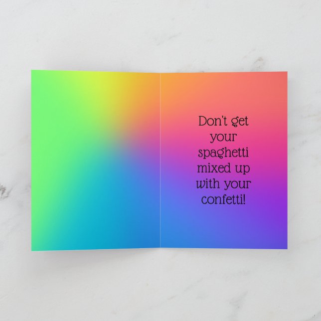 Tarjeta divertida "Excelente Consejo" (Interior)