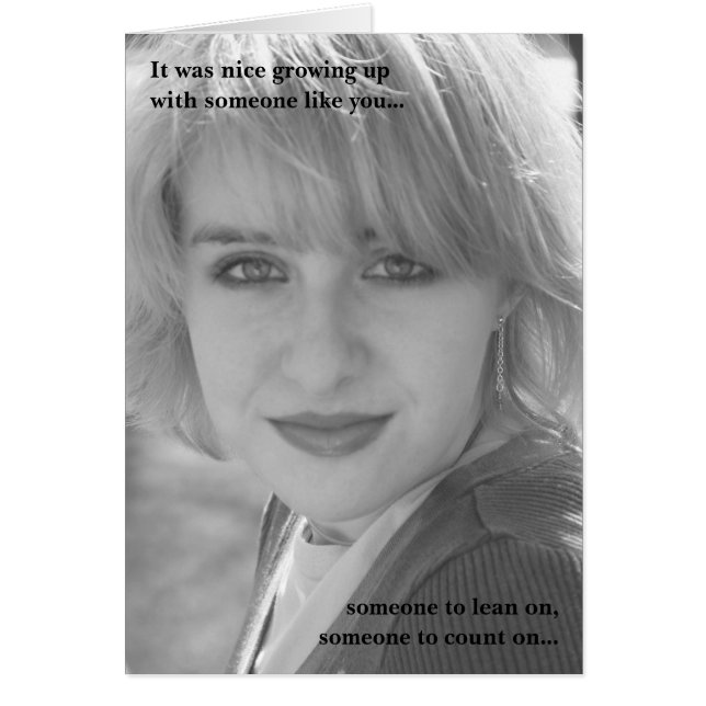 Tarjeta divertida - Familia (Frente)