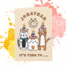 Divertida fiesta de cumpleaños de un Personalizado