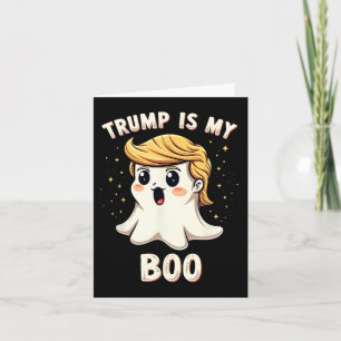 Tarjeta Divertida fiesta de halloween de Donald Trump fant