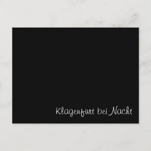 Tarjeta divertida "Klagenfurt bei Nacht"