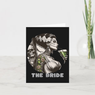 Tarjeta Divertida La Novia El Monstruo Frankenstein Espelu