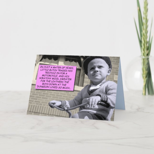 Tarjeta divertida - Little Butch (Anverso)