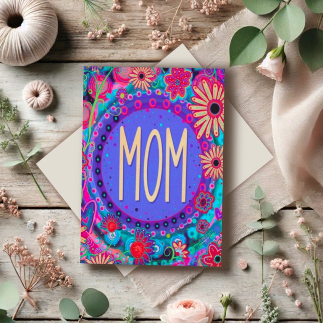Tarjeta Divertida mamá Bonito floral Inespiritualidad del  (Subido por el creador)