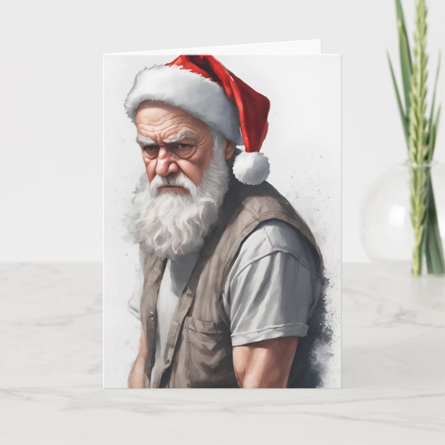 Tarjeta Divertida Navidad políticamente Incorrecta (Anverso)