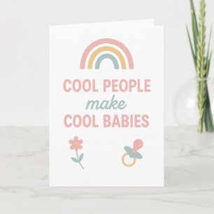 Tarjeta divertida para baby shower   Tarjeta sarcá