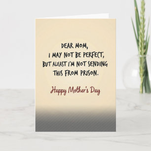 Tarjeta divertida para el Día de la Madre