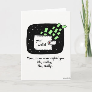 Tarjeta divertida para el día de la madre: Mamá te