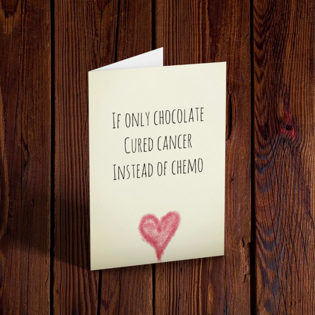 Tarjeta divertida para el paciente con cáncer (Subido por el creador)