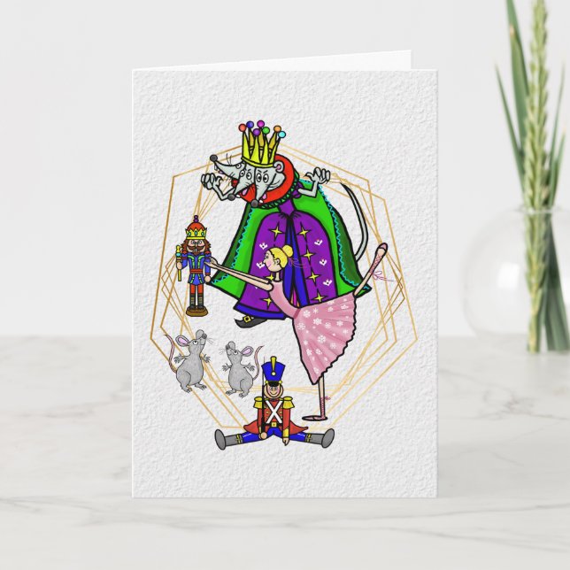 Tarjeta divertida para Navidades de control de pla (Anverso)