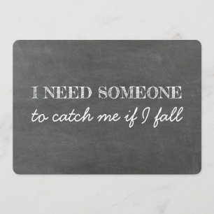 Tarjeta divertida para papá "Camina por el altar"