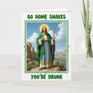 Tarjeta Divertida: San Patricio Vete a Casa