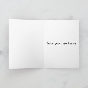 Tarjeta Divertida y linda mudanza a nueva casa