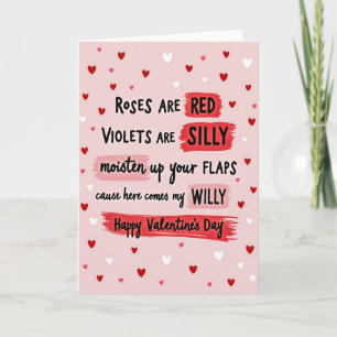 Tarjeta divertida y traviesa de San Valentín