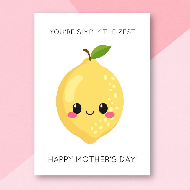 Tarjeta divertida Zest Lemon Mother's Day (Subido por el creador)