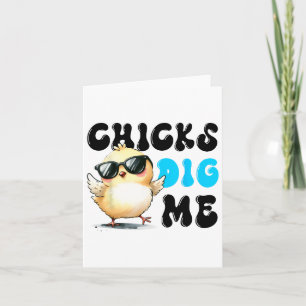 Tarjeta Divertidas chicas me cavan Pascua Feliz Pascua 1