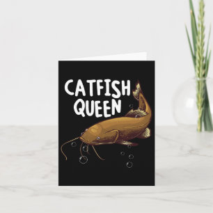 Tarjeta Divertidas mujeres del arte de la pesca callejera