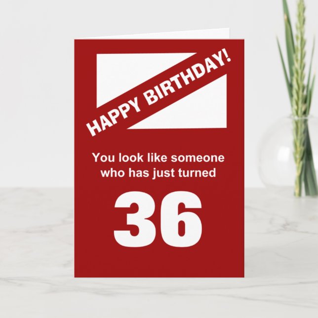 Tarjeta divertido 63 feliz cumpleaños (Anverso)