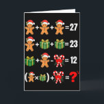 Tarjeta Divertido 67 Meme Caramelo Alegre Santa Matemática<br><div class="desc">Divertido 67 Meme Caramelo Alegre Santa Profesor de Matemáticas Navidad 6 7</div>