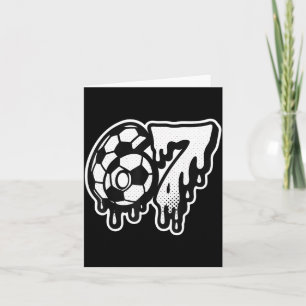 Tarjeta Divertido 67 Meme jerga Fútbol Helado Goteo Seis S