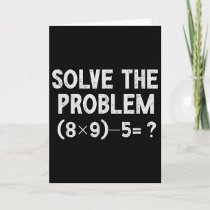 Tarjeta Divertido 67 Meme Pemdas Maestro de Matemáticas El
