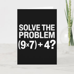 Tarjeta Divertido 67 Meme Pemdas Profesor de Matemáticas B