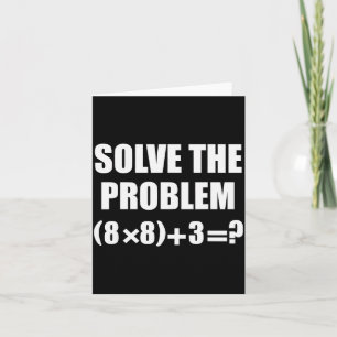 Tarjeta Divertido 67 Meme Pemdas Profesor de Matemáticas E