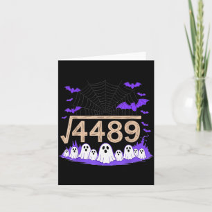 Tarjeta Divertido 67 Meme Profesor de Matemáticas 6 7 Hall