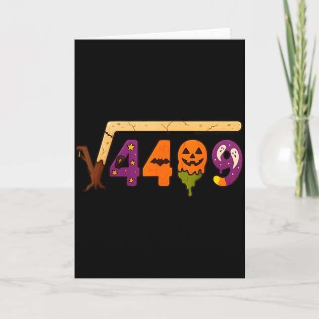 Tarjeta Divertido 67 Meme Profesor de Matemáticas 6 7 Hall (Anverso)