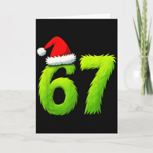 Tarjeta Divertido 67 Navidad Seis Siete Meme 6 7 Adolescen