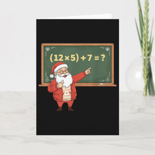 Tarjeta Divertido 67 Seis Siete Profesor de Matemáticas Na