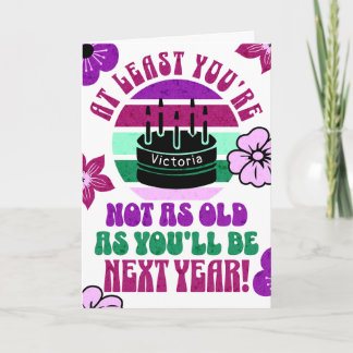 Tarjeta Divertido, al menos no lo eres