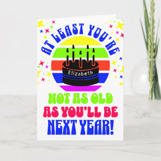 Tarjeta Divertido, al menos tú no...