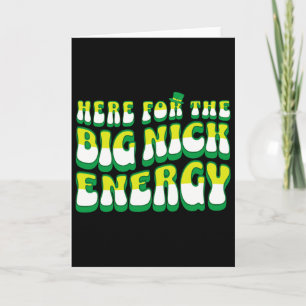 Tarjeta Divertido Aquí Por La Gran Energía De Nick