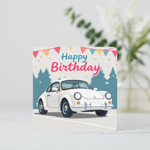 Tarjeta Divertido auto-temido Feliz cumpleaños